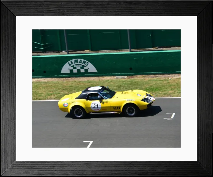 Framed Print : CJ7 4224 Eric Excoffier, G Gouble, Chevrolet Corvette C3 Framed Print : CJ7 4224 Eric Excoffier, G Gouble, Chevrolet Corvette C3