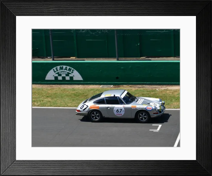 Framed Print : CJ7 4213 Claudia Hurtgen, Arndt Ellinghorst, Helmut Hutter, Porsche 911 T-R
