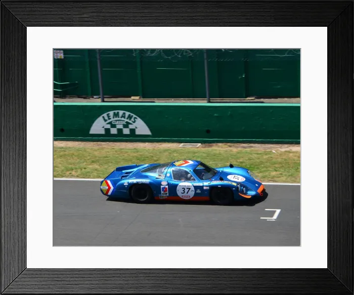 Framed Print : CJ7 4206 Gerard Besson, Francis Dougnac, Alpine Renault A 220