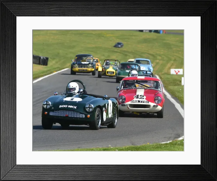 Framed Print : CM23 5387 Dick Coffey, Turner Mk 1, Laurie Tucker, MG Ashley GT