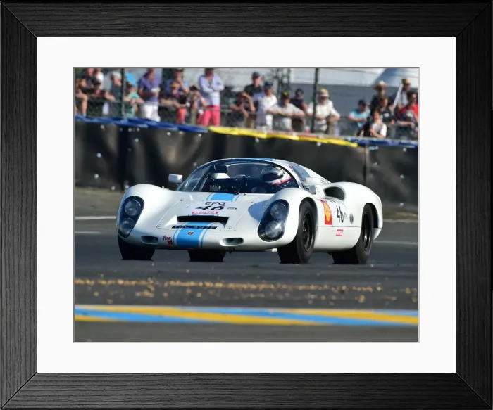 Framed Print : CM24 4566 Rainer Becker, Anthony Reid, Porsche 910 Framed Print : CM24 4566 Rainer Becker, Anthony Reid, Porsche 910