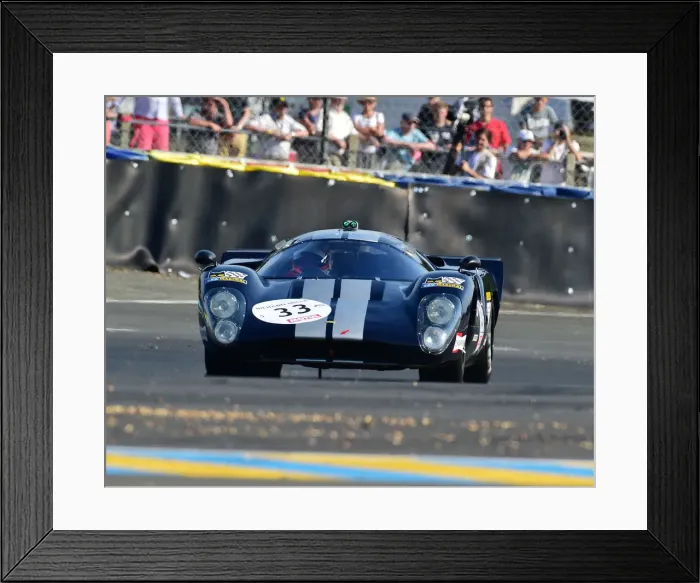 Framed Print : CM24 4550 Carlos Tavares, Lola T70 Mk III B Framed Print : CM24 4550 Carlos Tavares, Lola T70 Mk III B