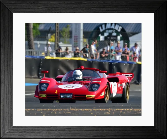 Framed Print : CM24 4537 Pierre Mellinger, Tommaso Gelmini, Ferrari 512 S Framed Print : CM24 4537 Pierre Mellinger, Tommaso Gelmini, Ferrari 512 S