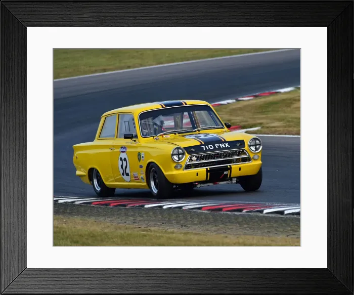 Framed Print : CM24 3429 Richard Belcher, Ford Lotus Cortina Framed Print : CM24 3429 Richard Belcher, Ford Lotus Cortina