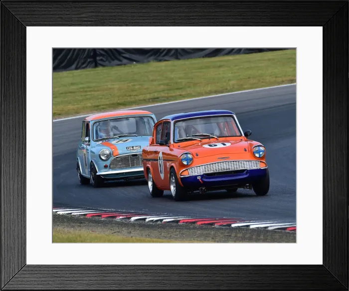 Framed Print : CM24 3465 Brian Webb, Ford Anglia 105E Framed Print : CM24 3465 Brian Webb, Ford Anglia 105E