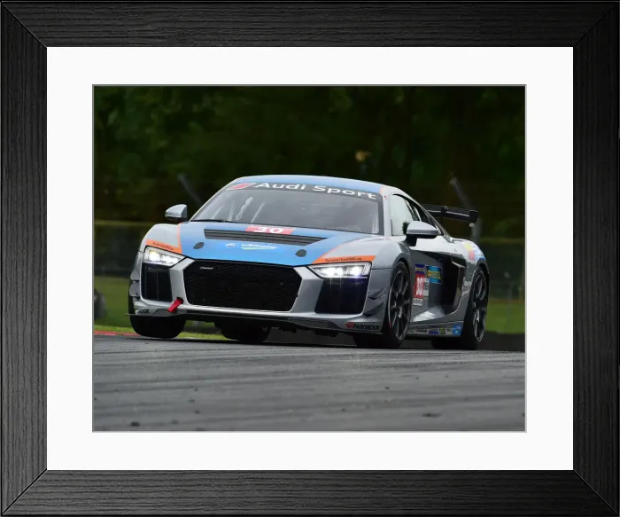 Framed Print : CM25 2844 Max Zschuppe, Audi R8 LMS GT4 Framed Print : CM25 2844 Max Zschuppe, Audi R8 LMS GT4