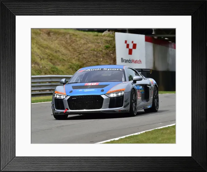 Framed Print : CM25 1953 Max Zschuppe, Audi R8 LMS GT4