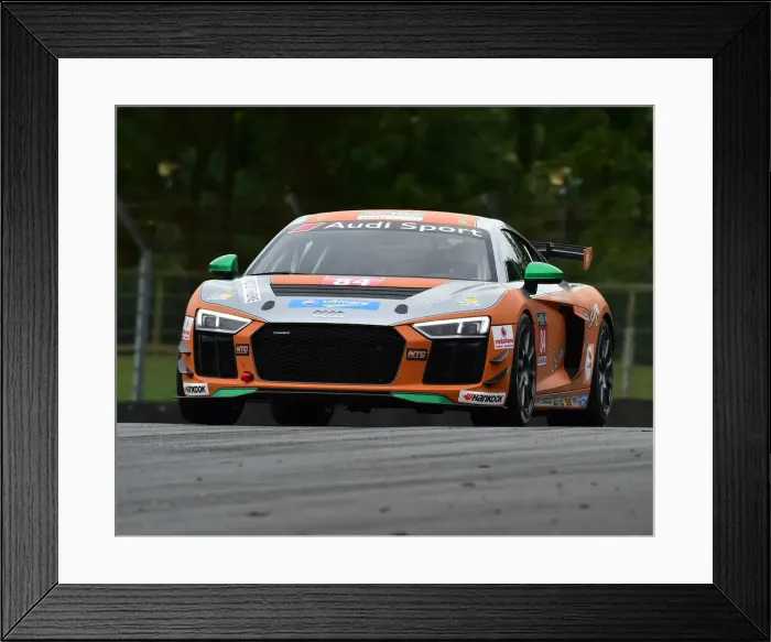 Framed Print : CM25 2846 Richard Bäther, Audi R8 LMS GT4 Framed Print : CM25 2846 Richard Bäther, Audi R8 LMS GT4