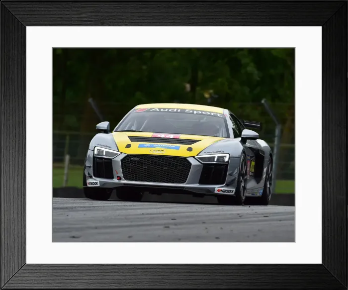 Framed Print : CM25 2847 Mathias Kampf, Audi R8 LMS GT4 Framed Print : CM25 2847 Mathias Kampf, Audi R8 LMS GT4