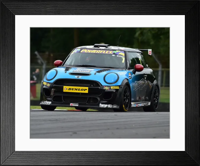 Framed Print : CM25 2933 Steve King, Mini F56 JCW Framed Print : CM25 2933 Steve King, Mini F56 JCW