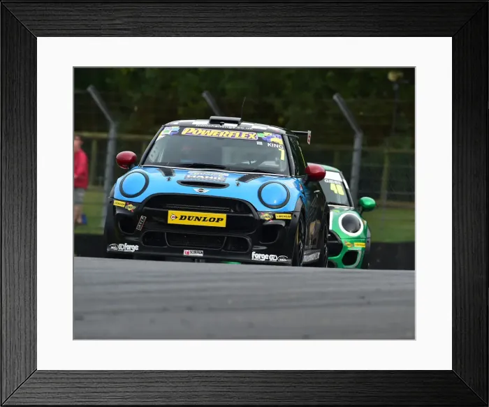 Framed Print : CM25 2893 Steve King, Mini F56 JCW Framed Print : CM25 2893 Steve King, Mini F56 JCW