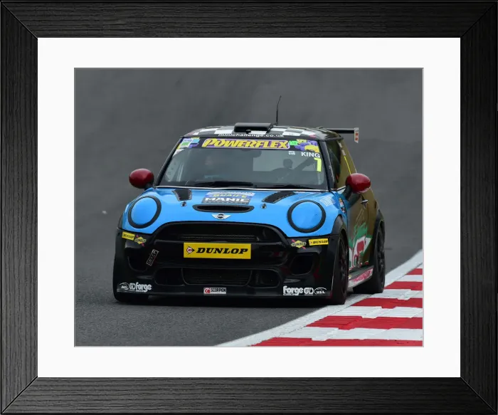 Framed Print : CM25 2277 Steve King, Mini F56 JCW Framed Print : CM25 2277 Steve King, Mini F56 JCW