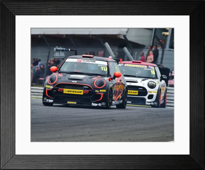 Framed Print : CM25 2163 Jac Maybin, Mini F56 JCW Framed Print : CM25 2163 Jac Maybin, Mini F56 JCW