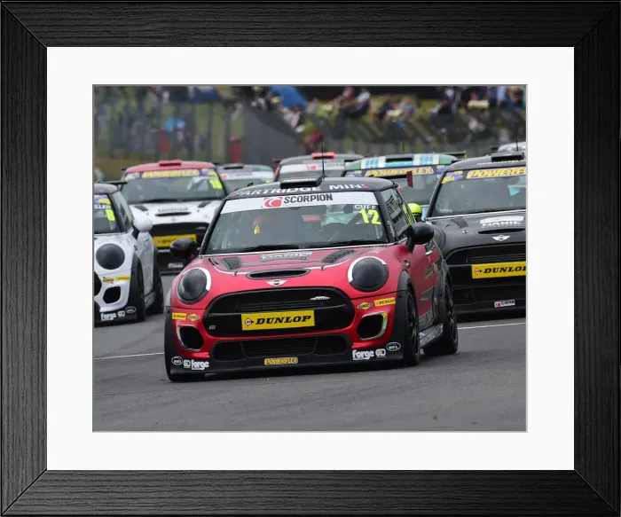 Framed Print : CM25 2133 Rory Cuff, Mini F56 JCW