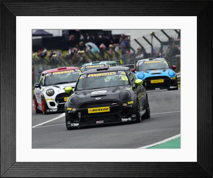 Framed Print : CM25 2105 Jake De Haan, Mini F56 JCW