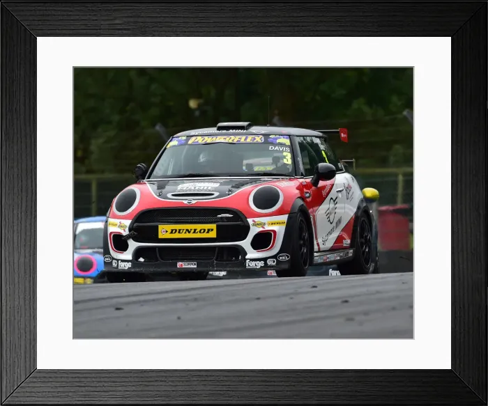 Framed Print : CM25 2978 Jono Davis, Mini F56 JCW