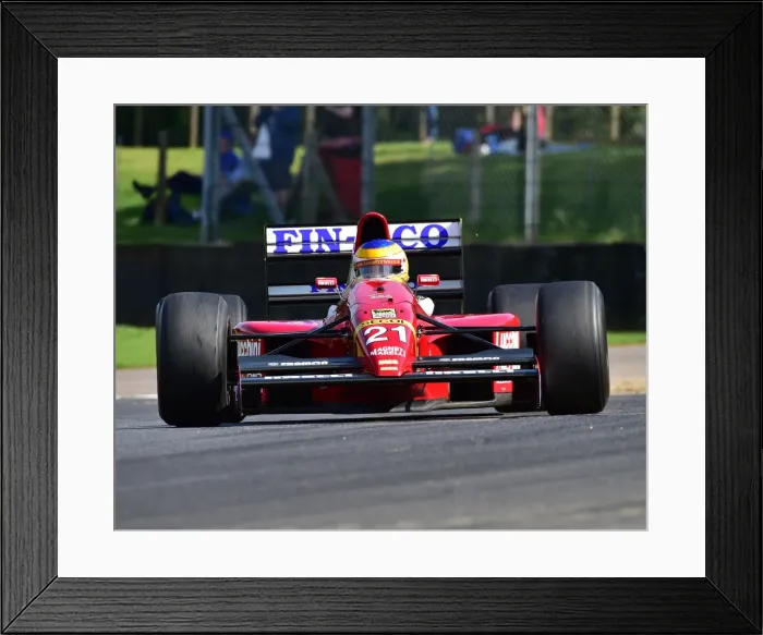 Framed Print : CM25 3952 Terry Sayles, Dallara F191 Framed Print : CM25 3952 Terry Sayles, Dallara F191