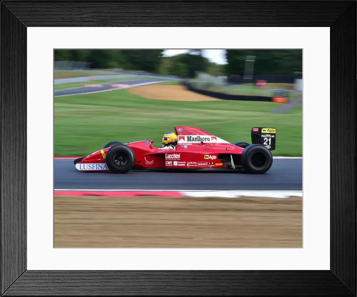 Framed Print : CM25 3988 Terry Sayles, Dallara F191 Framed Print : CM25 3988 Terry Sayles, Dallara F191