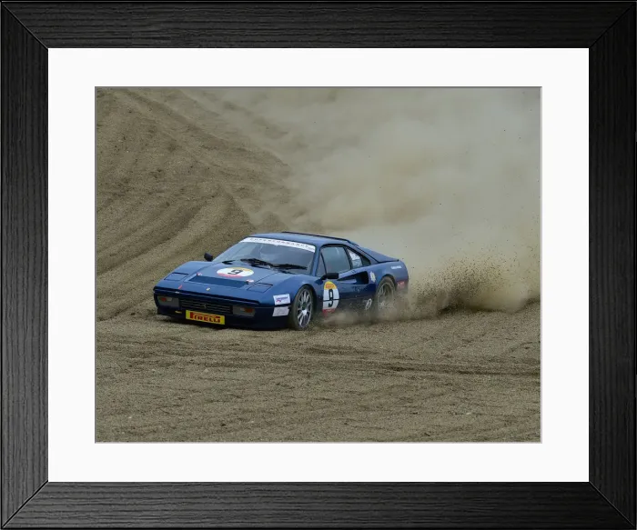 Framed Print : CM25 3536 Carl Burgar, Ferrari 328 GTB Framed Print : CM25 3536 Carl Burgar, Ferrari 328 GTB