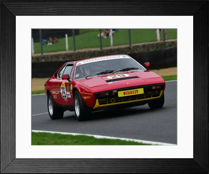 Framed Print : CM25 3158 William Moorwood, Ferrari 308 GT4
