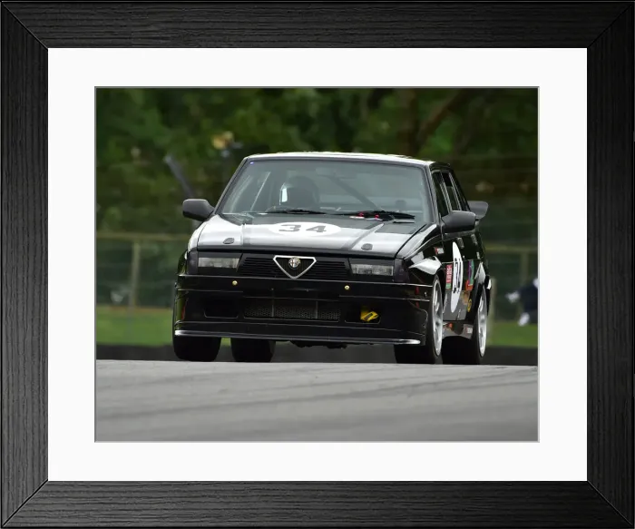 Framed Print : CM25 3821 George Osbourne, Alfa Romeo 75 Framed Print : CM25 3821 George Osbourne, Alfa Romeo 75