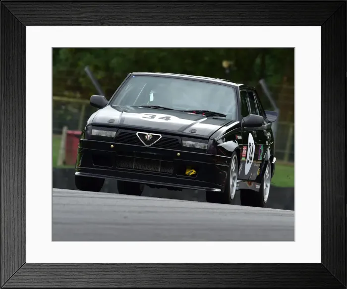 Framed Print : CM25 3800 George Osbourne, Alfa Romeo 75 Framed Print : CM25 3800 George Osbourne, Alfa Romeo 75