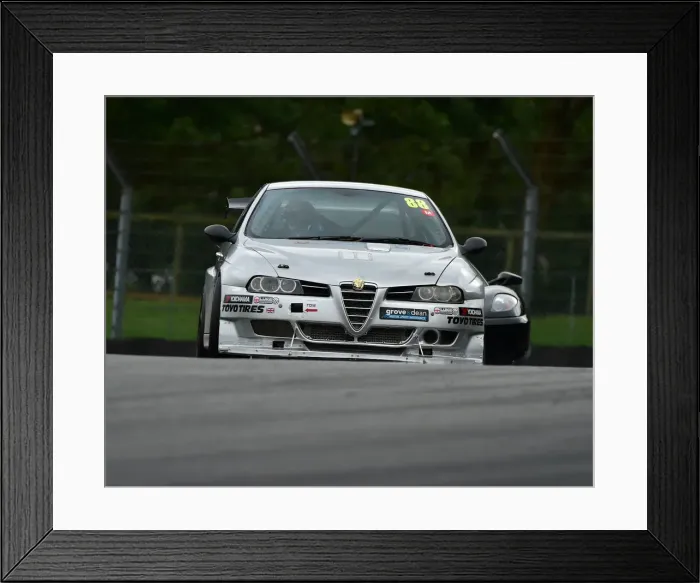 Framed Print : CM25 3817 Vincent Dubois, Alfa Romeo 156 Framed Print : CM25 3817 Vincent Dubois, Alfa Romeo 156