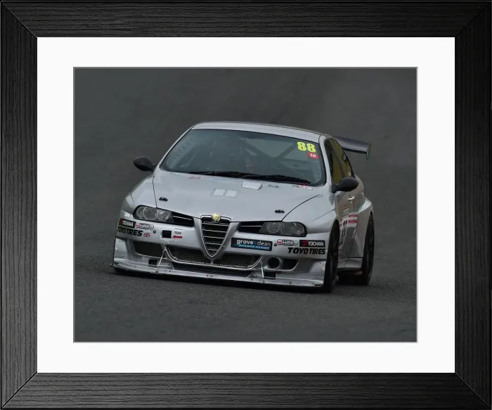 Framed Print : CM25 3390 Vincent Dubois, Alfa Romeo 156 Framed Print : CM25 3390 Vincent Dubois, Alfa Romeo 156