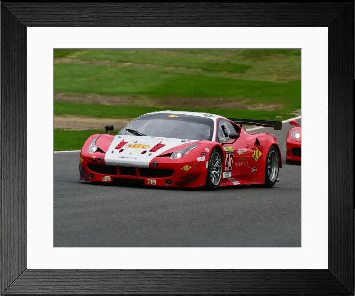 Framed Print : CM25 3688 Witt Gamski, Ferrari 458 Challenge GTE Framed Print : CM25 3688 Witt Gamski, Ferrari 458 Challenge GTE