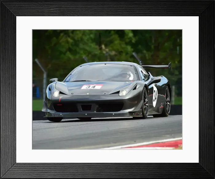 Framed Print : CM25 4125 Gary Culver, Ferrari 458 Challenge Framed Print : CM25 4125 Gary Culver, Ferrari 458 Challenge