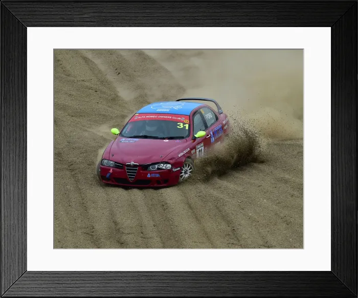 Framed Print : CM25 3666 Richard Ford, Alfa Romeo 156 Framed Print : CM25 3666 Richard Ford, Alfa Romeo 156