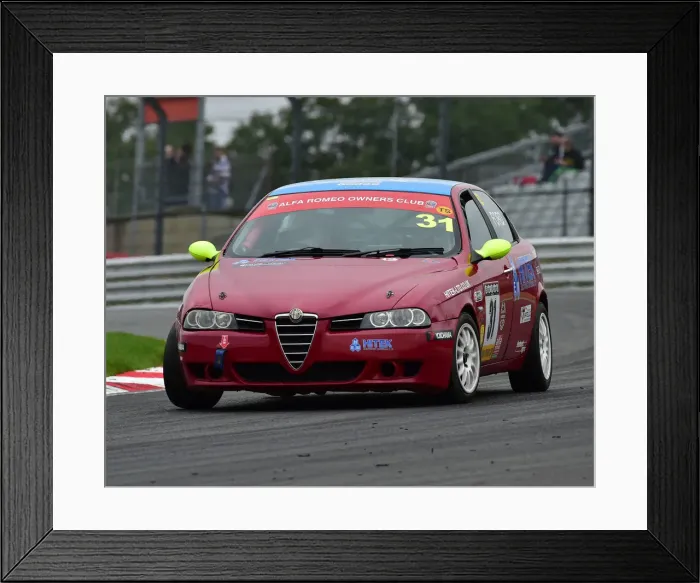Framed Print : CM25 3628 Richard Ford, Alfa Romeo 156 Framed Print : CM25 3628 Richard Ford, Alfa Romeo 156