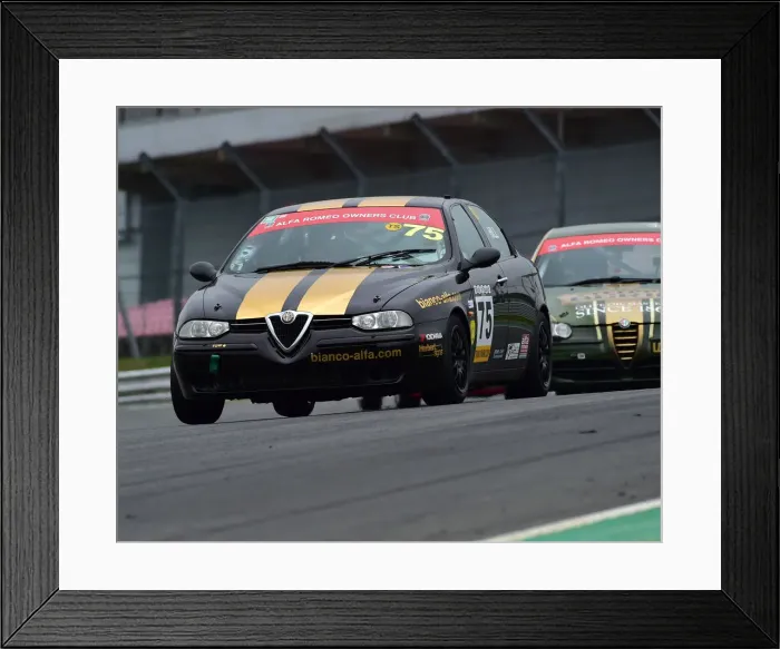 Framed Print : CM25 3603 Tom Hill, Alfa Romeo 156 Framed Print : CM25 3603 Tom Hill, Alfa Romeo 156