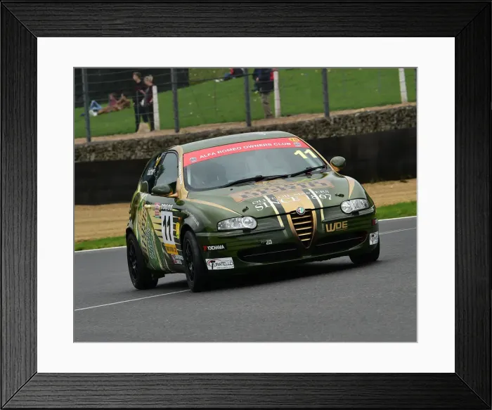 Framed Print : CM25 3312 Andrew Fulcher, Alfa Romeo 147 Framed Print : CM25 3312 Andrew Fulcher, Alfa Romeo 147