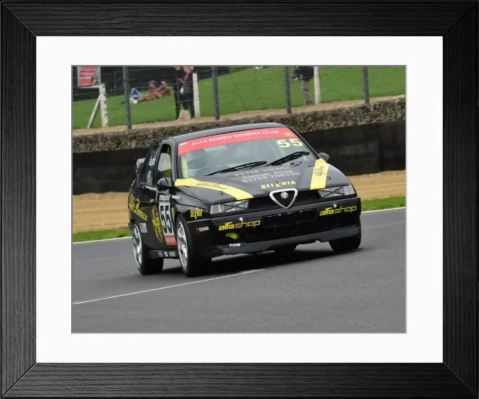 Framed Print : CM25 3308 Scott Austin, Alfa Romeo 155 Framed Print : CM25 3308 Scott Austin, Alfa Romeo 155