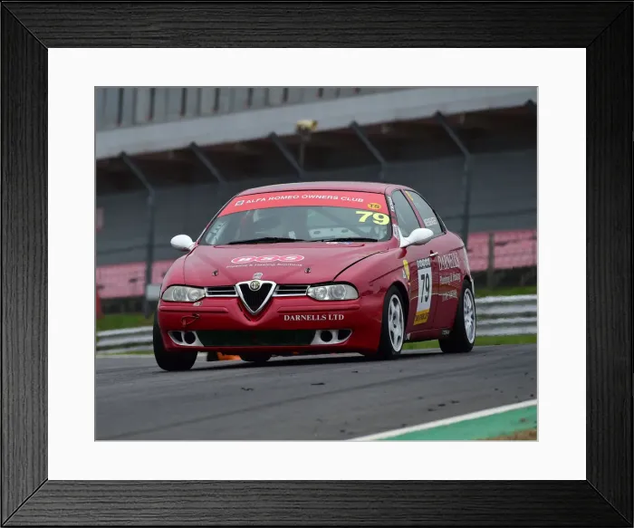 Framed Print : CM25 3607 David Messenger, Alfa Romeo 156 Framed Print : CM25 3607 David Messenger, Alfa Romeo 156