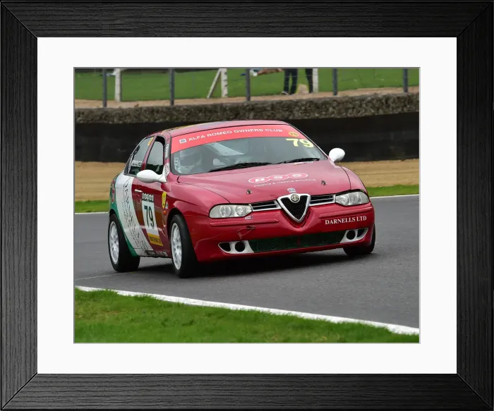 Framed Print : CM25 3288 David Messenger, Alfa Romeo 156