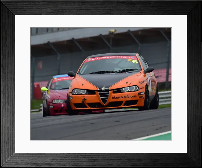 Framed Print : CM25 3610 Simon Cresswell, Alfa Romeo 156 Framed Print : CM25 3610 Simon Cresswell, Alfa Romeo 156