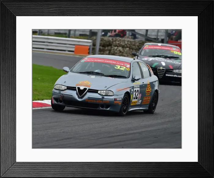 Framed Print : CM25 3639 Kristian Leith, Alfa Romeo 156 Framed Print : CM25 3639 Kristian Leith, Alfa Romeo 156