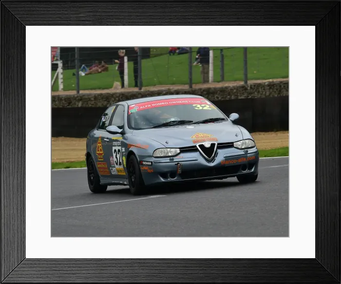 Framed Print : CM25 3269 Kristian Leith, Alfa Romeo 156 Framed Print : CM25 3269 Kristian Leith, Alfa Romeo 156