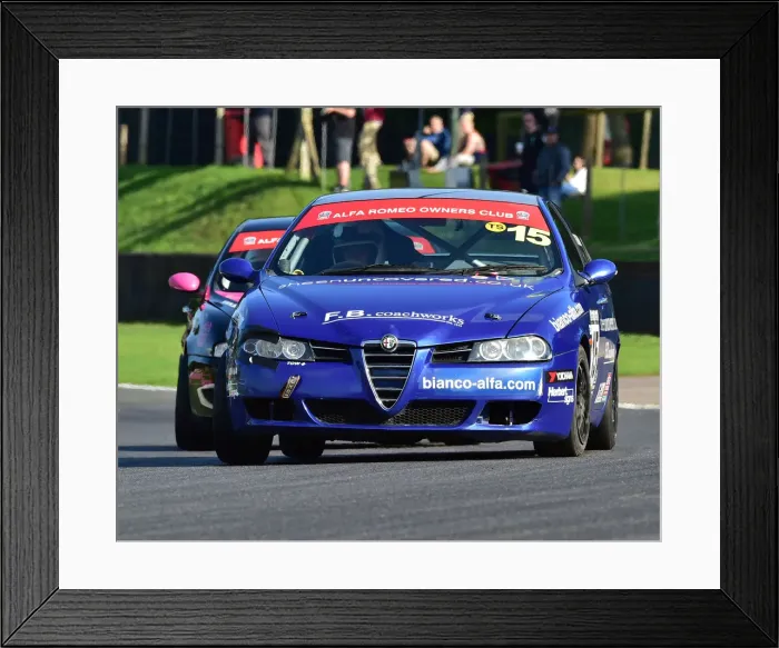 Framed Print : CM25 4213 Michael Tydeman, Alfa Romeo 156