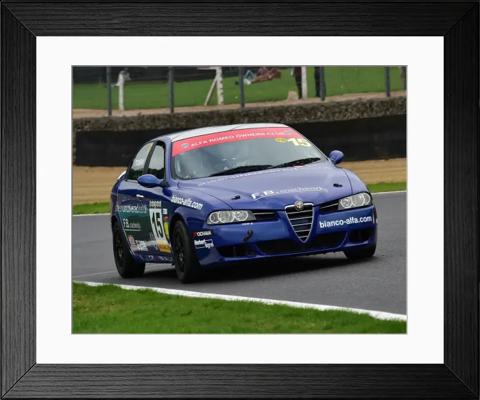 Framed Print : CM25 3264 Michael Tydeman, Alfa Romeo 156