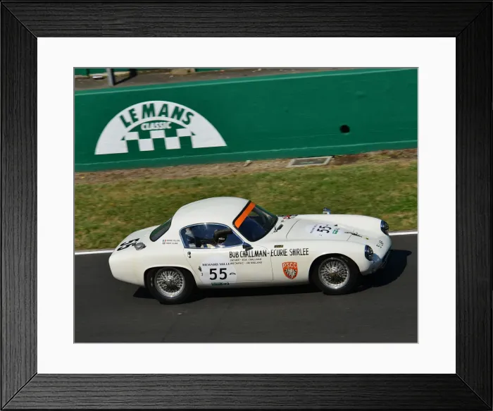 Framed Print : CJ7 4037 David Clark, Pierre Fillon, Lotus Elite Framed Print : CJ7 4037 David Clark, Pierre Fillon, Lotus Elite