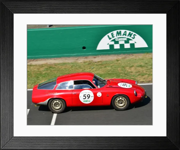 Framed Print : CJ7 4022 Olivier Tancogne, Alfa Romeo Giulietta SZ Framed Print : CJ7 4022 Olivier Tancogne, Alfa Romeo Giulietta SZ
