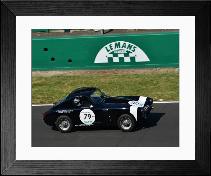 Framed Print : CJ7 4006 Dominique Rosello, Guillaume Gagnard, Austin Healey Sprite
