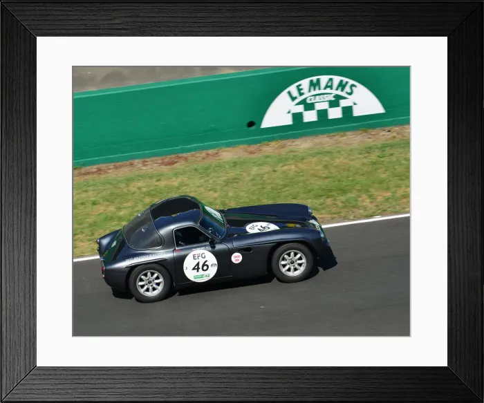 Framed Print : CJ7 4002 Eugene Deleplanque, TVR Grantura Mk III Framed Print : CJ7 4002 Eugene Deleplanque, TVR Grantura Mk III