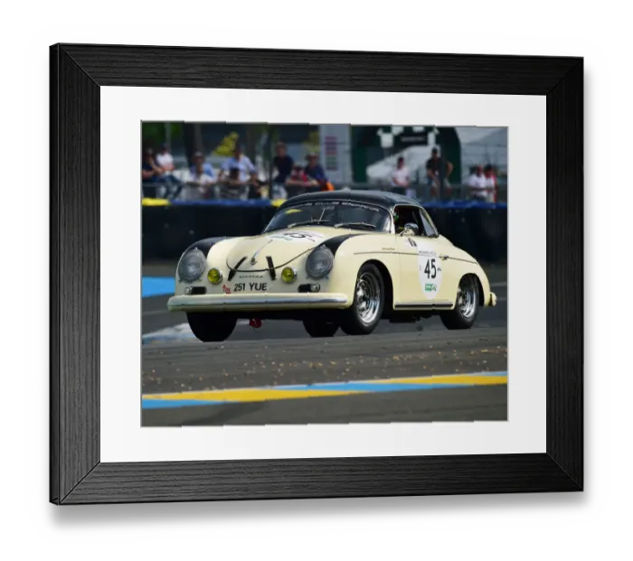 Framed Print : CM24 4094 Alex de Reguero, Porsche 356 A, Speedster