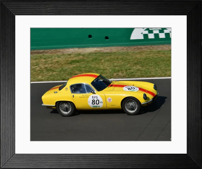 Framed Print : CJ7 4048 Jurgen Schneegans, Lotus Elite S2