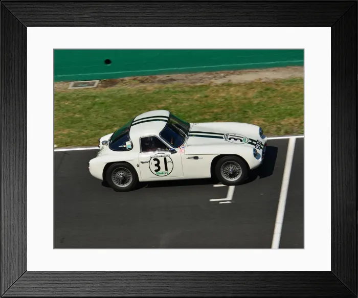 Framed Print : CJ7 3984 David Nash, Steve Keating, TVR Grantura Mk III Framed Print : CJ7 3984 David Nash, Steve Keating, TVR Grantura Mk III