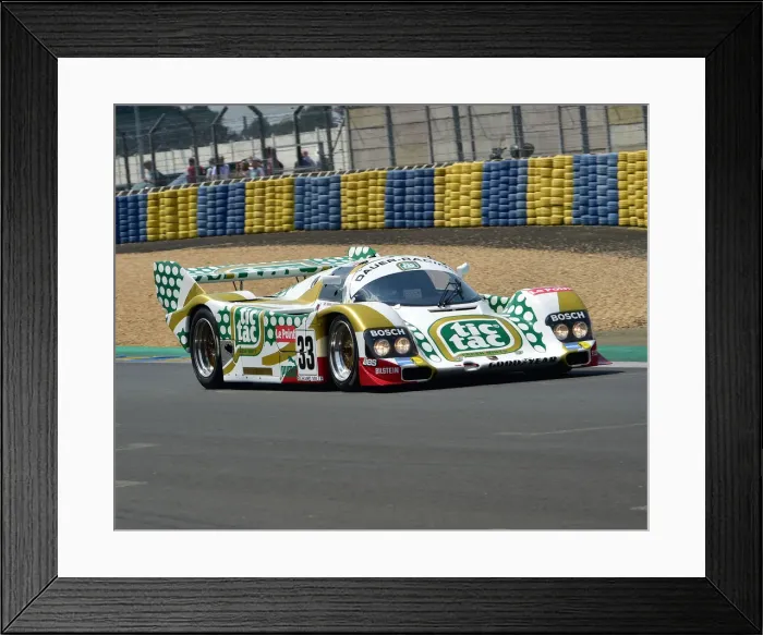 Framed Print : CM24 3941 Henrik Lindberg, Porsche 962C Framed Print : CM24 3941 Henrik Lindberg, Porsche 962C